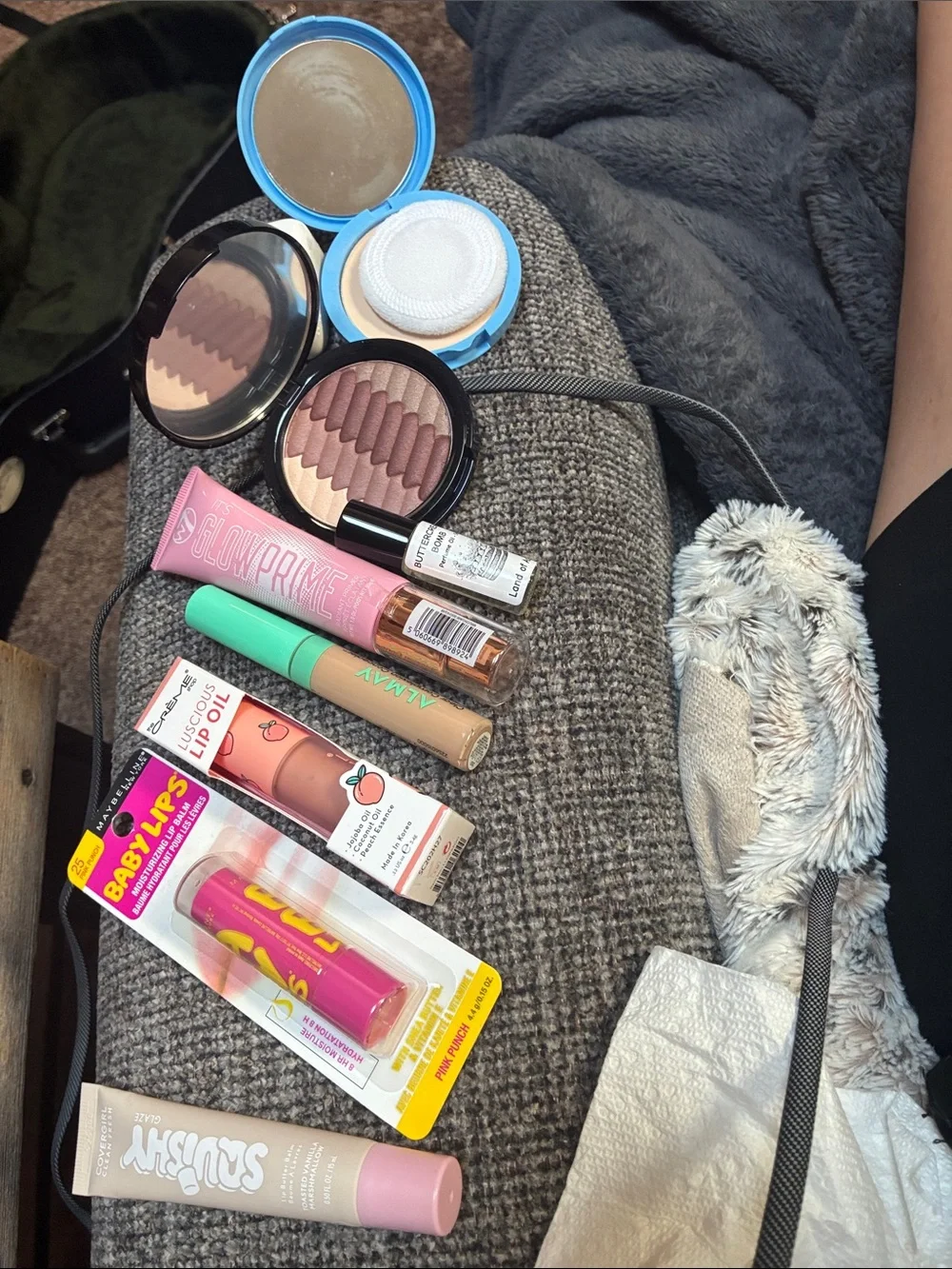 Assorted lot makeup  Lip Care & Face Makeup Set - Variety of Shades